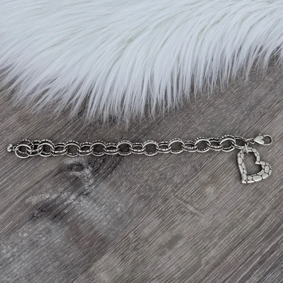 ๐ BRIGHTON Pebble Heart Bracelet - Picture 3 of 5